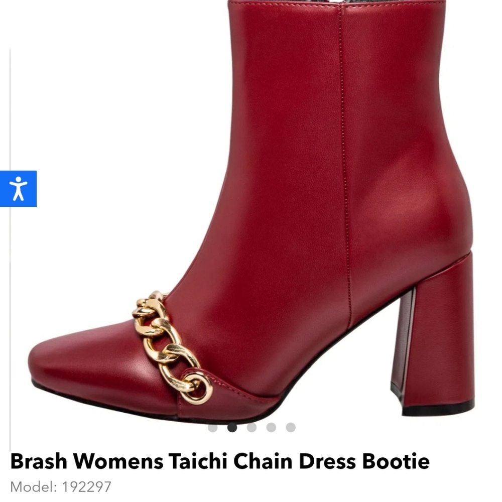 Brash Womens Taichi Chain Dress Bootie - Picture 9 of 9